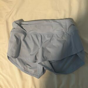 Lululemon Speed Up Short *2.5" Blue Linen